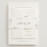 "From This Moment On" - Wedding Invitations in Classique by Design Lotus - Assembled with Belly Band