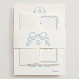 "Royalty" - Wedding Invitations in Capri by Creo Study - Assembled with Belly Band