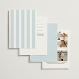 "Coast" - Wedding Invitations in Ocean by Kelly Schmidt - Back of Card Options