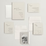 "kinkaid" - Wedding Invitations in Ivory by Carolyn Nicks - Invitation Suite