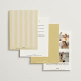 "palmetto" - Wedding Invitations in Lemon by Ellen Schlegelmilch - Back of Card Options