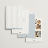 "melihrolo" - Wedding Invitations in Powder Blue by chocomocacino - Back of Card Options