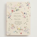 "whimsey floral" - Wedding Invitations in English Garden by Phrosné Barwood - Front