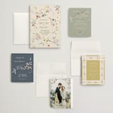 "whimsey floral" - Wedding Invitations in English Garden by Phrosné Barwood - Invitation Suite