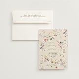 "whimsey floral" - Wedding Invitations in English Garden by Phrosné Barwood - Invitation with Envelope