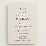 "simple monogram" - Wedding Invitations in Lace by Cass Loh - Front