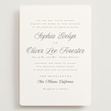 "Beautiful Day" - Wedding Invitations in Graphite by Leah Bisch - Front