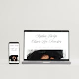 "Beautiful Day" - Wedding Invitations in Graphite by Leah Bisch - FREE Wedding Website