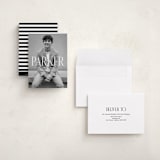 "In the Center" - Graduation Announcements in Cloud by Susan Brown - Assembled