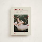 "Checklist Complete" - Graduation Announcements in Parchment by Zove Ahhh - Front