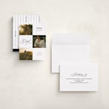 "Checked" - Graduation Announcements in Cotton by Kate Ahn - Assembled