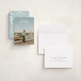"Handwritten Stack" - Graduation Announcements in Snow by Stephanie Heinrich Godbout - Assembled