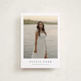 "archive" - Graduation Announcements in Snow by Sarah Curry - Front