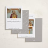 "archive" - Graduation Announcements in Snow by Sarah Curry - Back of Card Options