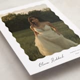 "r e f l e c t i o n" - Graduation Announcements in Charcoal by Sara Hicks Malone - Detail