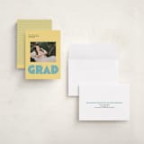 "Bold Baddie" - Graduation Announcements in Legal Pad by Claire - Assembled
