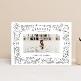 "Dream Big Grad" - Graduation Announcements in Snow by Stephanie Hawkes - Front