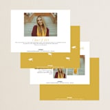 "Earned It" - Graduation Announcements in Marigold by Louise Kay - Back of Card Options