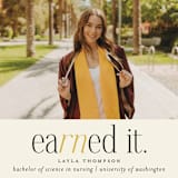 "Earned It" - Graduation Announcements in Marigold by Louise Kay - Detail