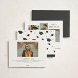 "Collegiate" - Graduation Announcements in Onyx by Benita Crandall - Back of Card Options