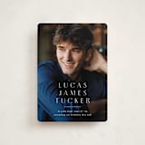 "Stacked Name" - Graduation Announcements in Linen by Erica Krystek - Front