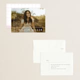 "Grids" - Graduation Announcements in Blush by Lauren Chism - Assembled