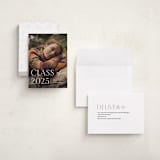 "Contemplate" - Graduation Announcements in Snowberry by Pixel and Hank - Assembled