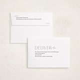 "Contemplate" - Graduation Announcements in Snowberry by Pixel and Hank - FREE Recipient Addressing