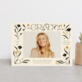 "Grad Florals" - Graduation Announcements in Cream by Morgan Ramberg - Front