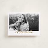 "vintage script" - Graduation Announcements in Golden by Maja Cunningham - Front