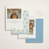 "Scripted" - Graduation Announcements in Capri by Creo Study - Back of Card Options