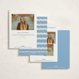 "Augusta" - Graduation Announcements in Tide by Megan Davis - Back of Card Options