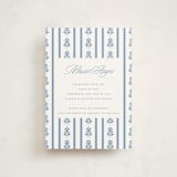 "Sweet Garden" - Graduation Announcements in Provincial Blue by Erin German - Front