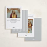 "elegant name" - Graduation Announcements in Cloud by JoAnn Jinks - Back of Card Options