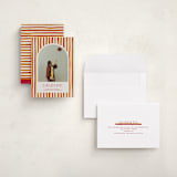"Grad Stripes" - Graduation Announcements in Rose & Sunflower by Anna Elder - Assembled