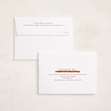 "Grad Stripes" - Graduation Announcements in Rose & Sunflower by Anna Elder - FREE Recipient Addressing