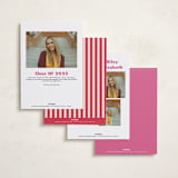 "Confetti Drop" - Graduation Announcements in Multi by Megan Cash - Back of Card Options