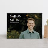 "Editorial Modern" - Graduation Announcements in Chalk by Anupama - Front