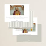 "Journal " - Graduation Announcements in Snow by Sara Hicks Malone - Back of Card Options