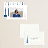"Tassled" - Graduation Announcements in Cobalt by Ashlee Townsend - Assembled