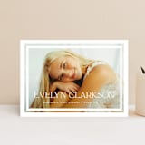 "Structural" - Graduation Announcements in Snowdrop by Snow and Ivy - Front