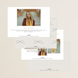 "Etna" - Graduation Announcements in Latte by Blustery August - Back of Card Options