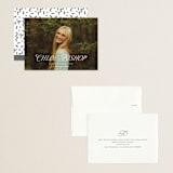 "Chic Name" - Graduation Announcements in Cloud by Carolyn MacLaren - Assembled