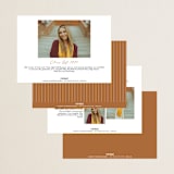 "Circlet" - Graduation Announcements in Powder by Ellis - Back of Card Options