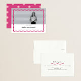 "wavy border" - Graduation Announcements in Bubblegum by Emily Sabol Goss - Assembled