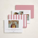 "Charm" - Graduation Announcements in Peony by Sara Hicks Malone - Back of Card Options