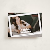 "Filter" - Graduation Announcements in Snow by Inkblot Design - Front