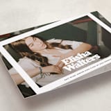 "Filter" - Graduation Announcements in Snow by Inkblot Design - Detail