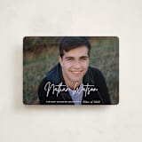 "Signed" - Graduation Announcements in Pearl by Sara Hicks Malone - Front