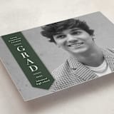 "Classic Sash" - Graduation Announcements in Pine by Lauren Chism - Detail